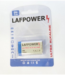 LAFPOWER ΜΠΑΤΑΡΙΑ ΑΛΚΑΛΙΚΗ 9V1-6LR61 Χ10