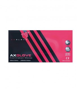 ΓΑΝΤΙΑ AXGLOVE ΛΕΥΚΑ LATEX 100T MEDIUM ΠΟΥΔΡΑΡΙΣΜΕΝΑ Χ10