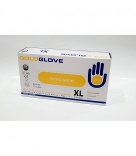 ΓΑΝΤΙΑ GOLDGLOVE 100T VINYL EX.LARGE ΕΛ.ΠΟΥΔΡΑΡΙΣΜΕΝΑ ΜΠΛΕ X10