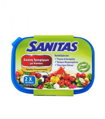 SANITAS ΣΚΕΥΗ ΠΛΑΣΤΙΚΑ ΠΑΡΑΛΛΗΛΟΓΡΑΜΜΑ 6X(2Χ1419ml)