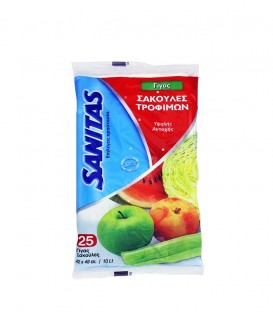 SANITAS ΣΑΚΟΥΛΕΣ ΤΡΟΦΙΜΩΝ 25T ΓΙΓΑΣ 10lt X 48