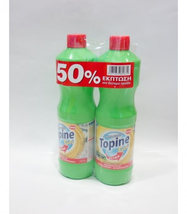 ΕΥΡΗΚΑ TOPINE GEL ΧΛΩΡΙΟ ΕΥΚΑΛ./ΜΕΝΤΑ 6X(2X750ml) το 2ο -50%