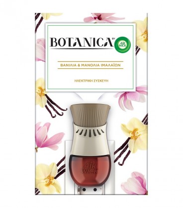 AIRWICK BOTANICA ΗΛΕΚΤΡΙΚΗ ΣΥΣΚΕΥΗ+ΑΝΤ/ΚΟ ΒΑΝΙΛΙΑ&ΜΑΝΟΛΙΑ 6Χ19ml