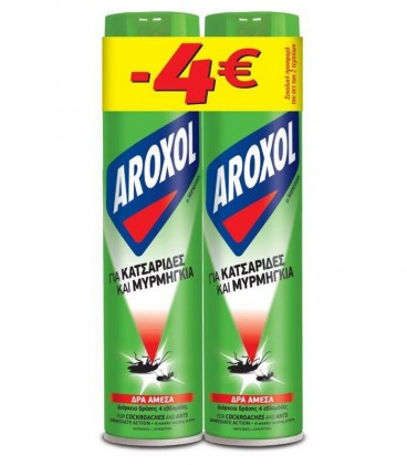AROXOL ΚΑΤΣΑΡΙΔΟΚΤΟΝΟ SPRAY 12X(2Χ300ml) -4,00€