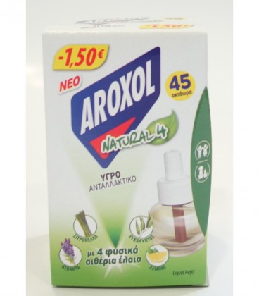 AROXOL LQD ΑΝΤ/ΚΟ NATURAL 4 24Χ22,5ml -1,50€