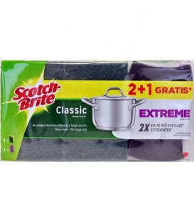 SCOTCH BRITE ΣΦΟΥΓΓΑΡΙA 2 CLASSIC +1 EXTREME ΔΩΡΟ X20
