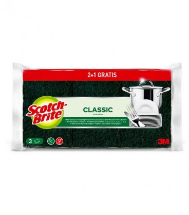 SCOTCH BRITE ΣΦΟΥΓΓΑΡΙA CLASSIC 2+1 X40