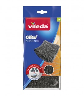 VILEDA ΣΦΟΥΓΓΑΡΑΚΙ ΚΟΥΖΙΝΑΣ POWER INOX 2T Χ15