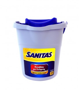 SANITAS ΚΟΥΒΑΣ ΜΕ ΣΤΙΦΤΗ 13lt X6