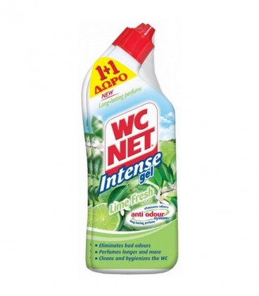 WC NET ΥΓΡΟ ΛΕΚΑΝΗΣ INTENSE LIME 750ml 6X1+1