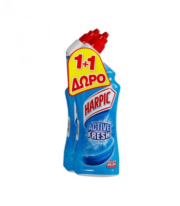 HARPIC ΥΓΡΟ ΤΟΥΑΛΕΤΑΣ ΘΑΛΑΣΣΙΑ ΦΡΕΣΚΑΔΑ 750ml 6Χ1+1ΔΩΡΟ