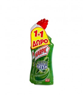 HARPIC ΥΓΡΟ ΤΟΥΑΛΕΤΑΣ ΠΕΥΚΟ 750ml 6X1+1 ΔΩΡΟ