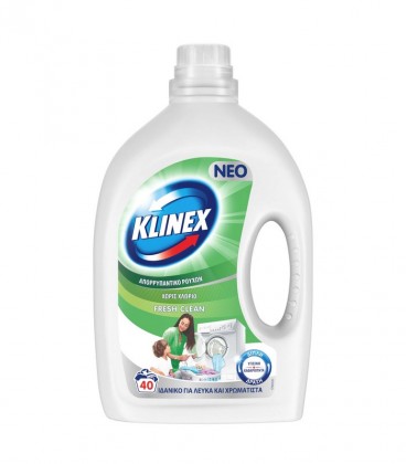 KLINEX ΥΓΡΟ ΠΛΥΝΤΗΡΙΟΥ 40Μ FRESH CLEAN 5Χ2lt