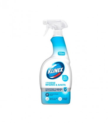 KLINEX SPRAY HYGIENE ΜΠΑΝΙΟ&ΑΛΑΤΑ 12Χ750ml