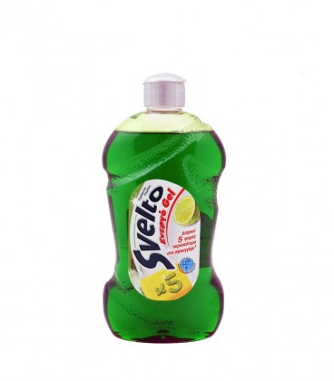 SVELTO ΥΓΡΟ ΠΙΑΤΩΝ ΕΝΕΡΓΟ GEL ΠΡΑΣΙΝΟ ΛΕΜΟΝΙ 14X500ml