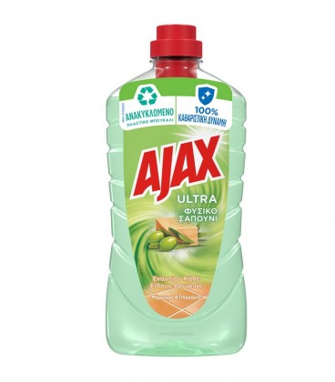 AJAX ΥΓΡΟ ΔΑΠΕΔΟΥ ULTRA ΦΥΣΙΚΟ ΣΑΠΟΥΝΙ 12Χ1lt