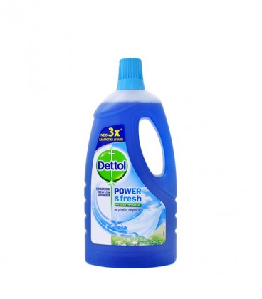 DETTOL POWER&FRESH CRISP LINEN&AQUA SKY 6Χ1lt
