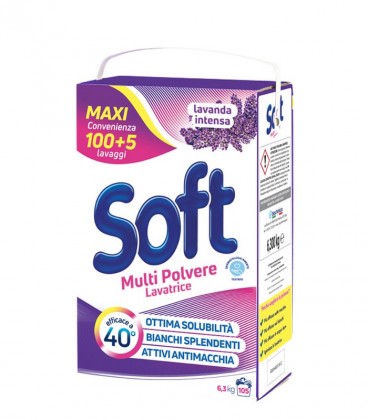 SOFT ΣΚΟΝΗ ΠΛΥΝΤΗΡΙΟΥ LAVANDA INTENSA 105M 6.3kg