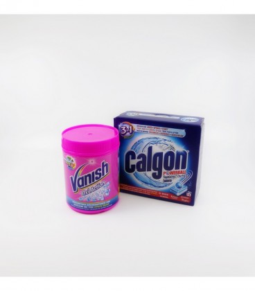 CALGON ΑΠΟΣΚΛΗΡΥΝΤΙΚΟ ΤΑΜΠΛΕΤΕΣ 15Τ &VANISH ΣΚΟΝΗ 500gr MIX 6ΤΜΧ+6ΤΜΧ