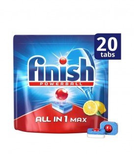 FINISH ΤΑΜΠΛΕΤΕΣ ΠΛΥΝΤ.ΠΙΑΤΩΝ ALL IN 1 MAX LEMON 20Τ Χ 6