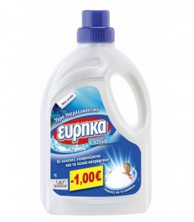 ΕΥΡΗΚΑ ΥΓΡΟ ΥΠΕΡΛΕΥΚΑΝΤΙΚΟ 10Χ1lt -1.00€