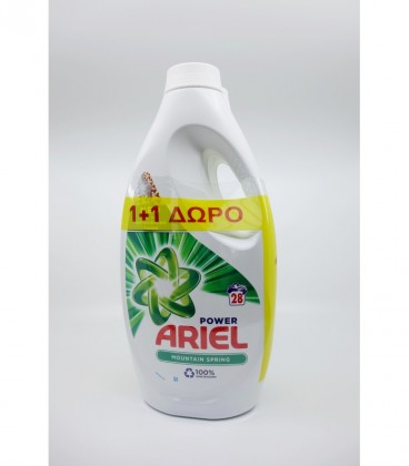 ARIEL ΥΓΡΟ REGULAR MOUNTAIN SPRING 28Μ 1540ml 2X1+1 ΔΩΡΟ