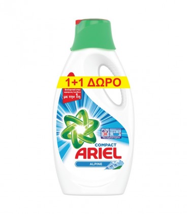 ARIEL ΥΓΡΟ ALPINE 28Μ 1540ml 2X1+1 ΔΩΡΟ