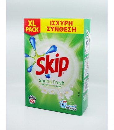 SKIP ΣΚΟΝΗ 45Μ SPRING FRESH 2.925kg