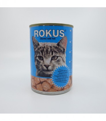 ROKUS ΓΑΤΟΤΡΟΦΗ ΚΟΝΣΕΡΒΑ ΨΑΡΙ 24X410gr