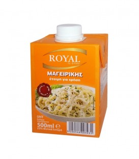 ROYAL ΦΥΤΙΚΗ ΚΡΕΜΑ ΜΑΓΕΙΡΙΚΗΣ 12X500ml ΛΙΠ.23%