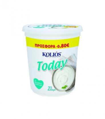 ΚΟΛΙΟΣ TODAY ΕΠΙΔΟΡΠΙΟ ΓΙΑΟΥΡΤΗΣ 2% ΛΙΠ.6Χ850gr -0,80€