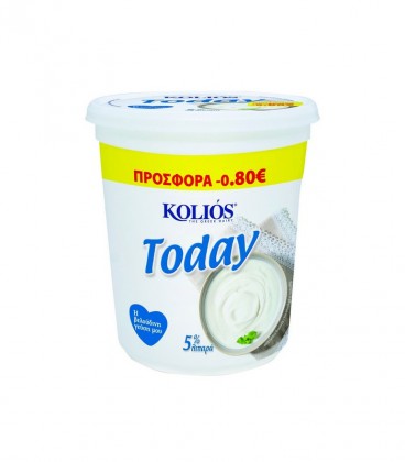 ΚΟΛΙΟΣ TODAY ΕΠΙΔΟΡΠΙΟ ΓΙΑΟΥΡΤΗΣ 5% ΛΙΠ.6Χ850gr -0,80€