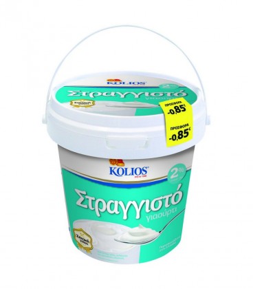 ΚΟΛΙΟΣ ΓΙΑΟΥΡΤΙ 2% 6Χ850gr -0,85€ ΣΤΡΑΓΓΙΣΤΟ