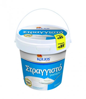 ΚΟΛΙΟΣ ΓΙΑΟΥΡΤΙ 5% 6Χ850gr -0,85€ ΣΤΡΑΓΓΙΣΤΟ