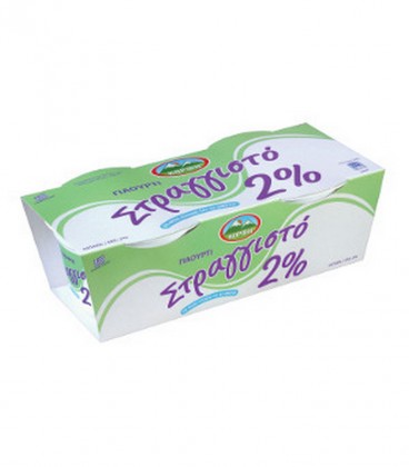 ΚΟΡΦΗ ΣΤΡΑΓΓΙΣΤΟ 2% ΛΙΠ. 2Χ200gr