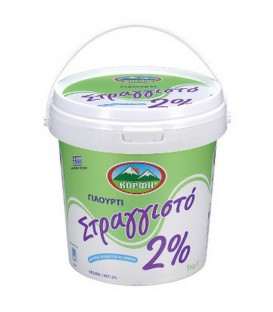 ΚΟΡΦΗ ΣΤΡΑΓΓΙΣΤΟ ΓΙΑΟΥΡΤΙ 2% ΛΙΠ.ΑΓΕΛΑΔΟΣ 1kg