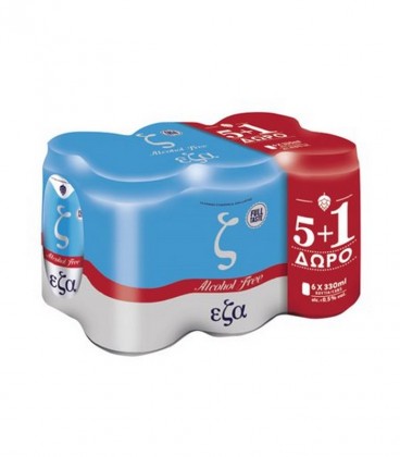 ΕΖΑ ALCOHOL FREE ΜΠΥΡΑ ΚΟΥΤΙ 330ml 5+1 4Χ6pack