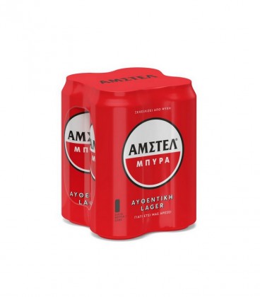 AMSTEL ΜΠΥΡΑ ΚΟΥΤΙ 500ml 6X4pack