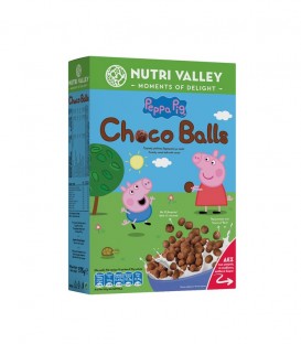 NUTRI VALLEY PEPPA PIG ΔΗΜΗΤΡΙΑΚΑ CHOCO BALLS 12Χ375gr