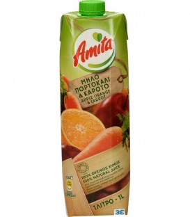 ΑΜΙΤΑ ΦΥΣ.ΧΥΜΟΣ ΜΗΛΟ-ΠΟΡΤΟKAΛI-ΚΑΡΟΤΟ 12X1lt