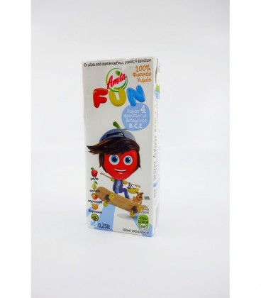 ΑΜΙΤΑ ΧΥΜΟΣ FUN BLUE 27X250ml