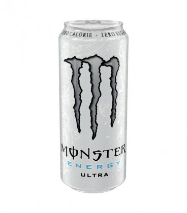 MONSTER ENERGY DRINK ULTRA ΑΣΗΜΙ 0% ΖΑΧΑΡΗ 24Χ500ml