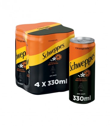 SCHWEPPES ΣΟΔΑ ΑΝΘΟΣ ΠΟΡΤΟΚΑΛΙΟΥ ΚΟΥΤΙ 330ml 6X4pack