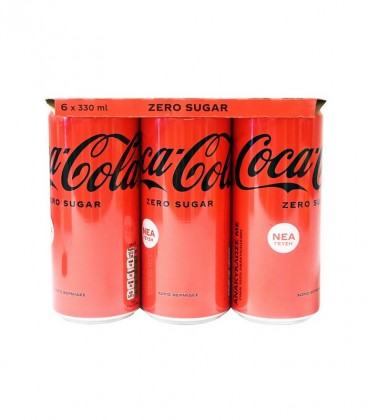 COCA COLA ZERO ΚΟΥΤΙ 330ml 4X6pack