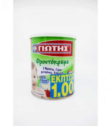 ΓΙΩΤΗΣ ΦΡΟΥΤΟΚΡΕΜΑ 3 ΦΡΟΥΤΑ 12Χ300gr -1€