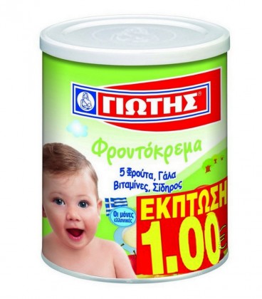 ΓΙΩΤΗΣ ΦΡΟΥΤΟΚΡΕΜΑ 5 ΦΡΟΥΤΑ 12Χ300gr -1,00€