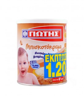ΓΙΩΤΗΣ ΜΠΙΣΚΟΤΟΚΡΕΜΑ 12Χ300gr -1,20€