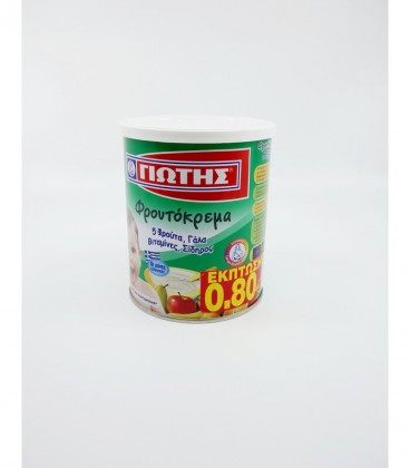 ΓΙΩΤΗΣ ΦΡΟΥΤΟΚΡΕΜΑ 5 ΦΡΟΥΤΑ 12X300gr -0,80€
