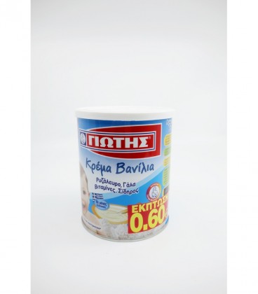 ΓΙΩΤΗΣ ΚΡΕΜΑ ΒΑΝΙΛΙΑ 12Χ300gr -0,60€