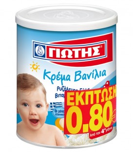 ΓΙΩΤΗΣ ΚΡΕΜΑ ΒΑΝΙΛΙΑ 12Χ300gr -0,80€